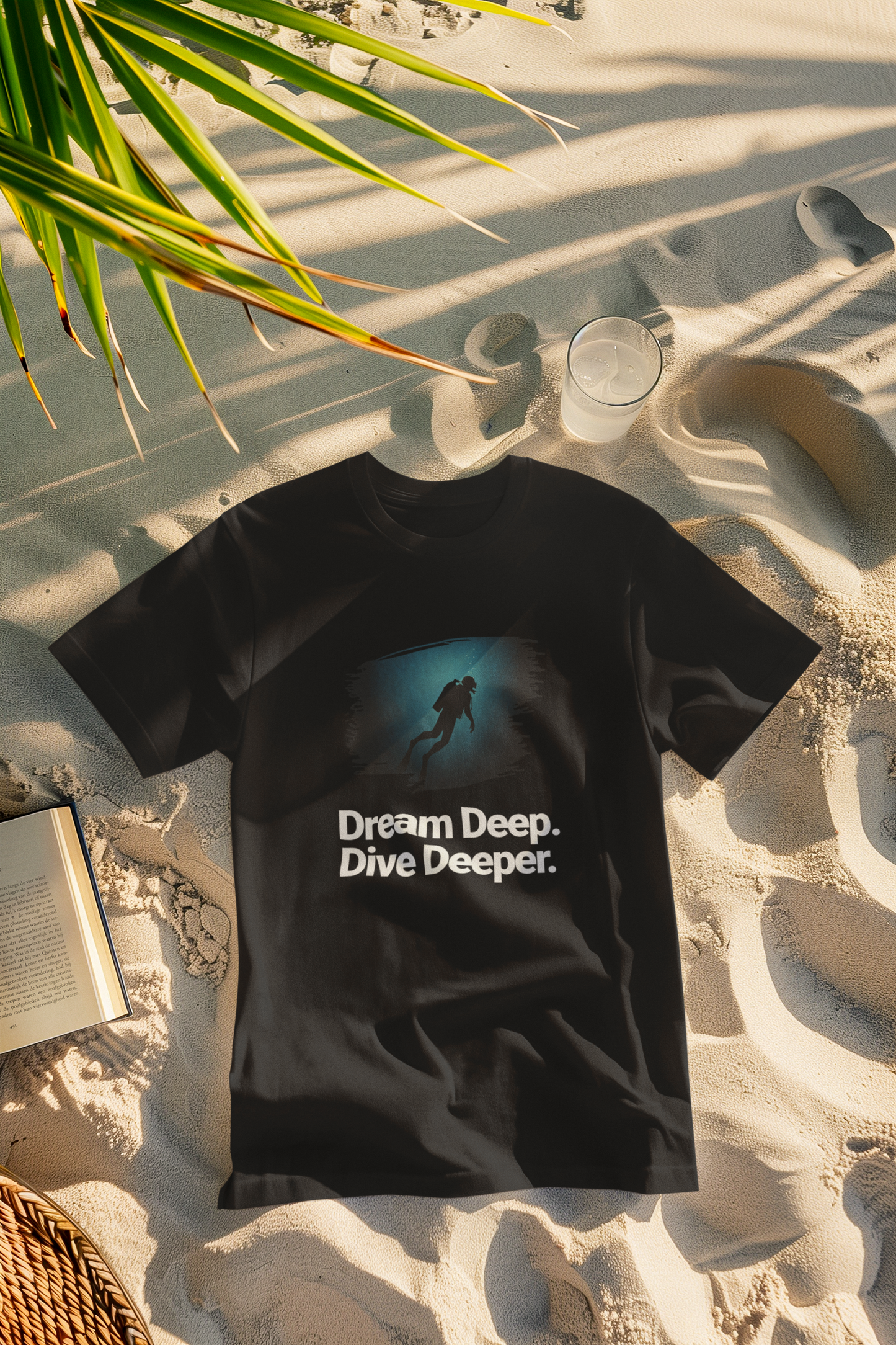 Dream Deep. Dive Deeper. – Taucher T-Shirt für Abenteurer & Träumer